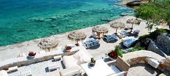 Beaches of Agistri, Saronic Gulf, Greece