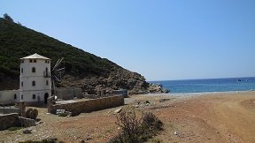 Tsoukalia beach on the island of Alonissos in Greece