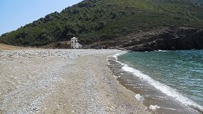 Tsoukalia beach on the island of Alonissos in Greece