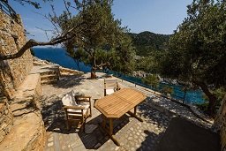 CasaMilos Stone Chalets, Alonissos Old Town, Yialia or Gialia beach on the island of Alonissos in Greece