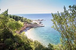 Marpounta beach on the island of Alonissos in Greece