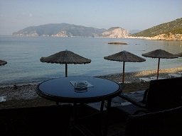 Megalas Mourtias beach on the island of Alonissos in Greece