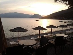 Megalas Mourtias beach on the island of Alonissos in Greece