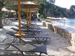 Megalas Mourtias beach on the island of Alonissos in Greece