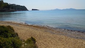 Chrisi Milia beach on the island of Alonissos in Greece