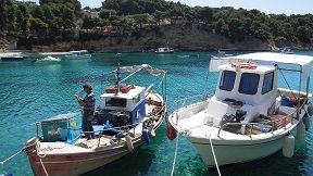 Votsi beach on the island of Alonissos in Greece