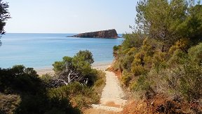 Kokkinokastri beach on the island of Alonissos in Greece