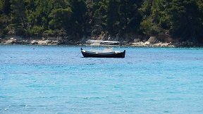 Tzortzi Gialos beach on the island of Alonissos in Greece