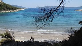 Agios Petros beach on the island of Alonissos in Greece
