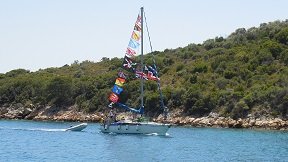 Steni Vala beach on the island of Alonissos in Greece
