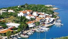 Steni Vala beach on the island of Alonissos in Greece