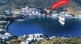 Hotels, apartments and studios on the island of Amorgos, Greece