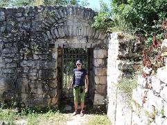 Corfu, webmaster Hans Huisman in Kassiopi