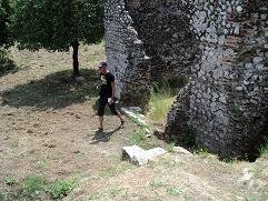 Corfu, webmaster Hans Huisman in Benitses