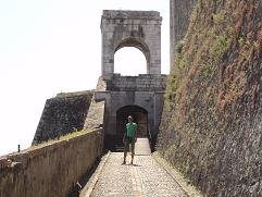 Corfu, webmaster Hans Huisman in Corfu Town