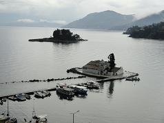 Corfu, Vlacherna Monastery in Kanoni