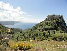 Corfu, Paleokastritsa, Angelokastro Fortress