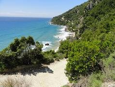 Corfu, Mirtiotissa naturist beach