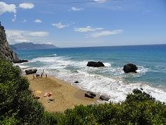 Corfu, Mirtiotissa naturist beach