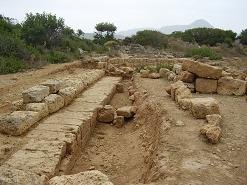 Ancient Falassarna, het antieke Falassarna, Kreta, Crete
