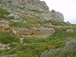 Ancient Falassarna, het antieke Falassarna, Kreta, Crete