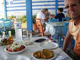 Despotiko Restaurant, Agios Georgios in Antiparos