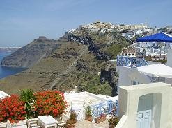 Santorini, Fira, Art Cafe