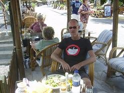 Santorini, Kamari, Levante Caf�, restaurant & cocktailbar