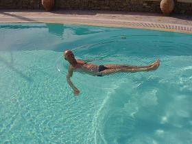 Villa Konstantin in Mykonos town, at the pool