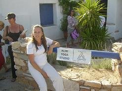 Paros, Yoga in Alyki, Oona 2009