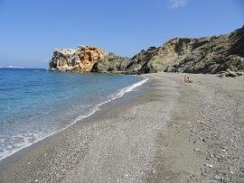 Folegandros, Karavostasis, Vardia Beach