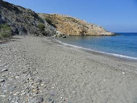 Folegandros, Karavostasis, Vardia Beach