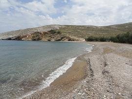Folegandros, Karavostasis, Livadi Beach