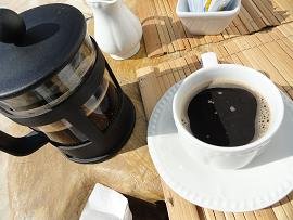 Folegandros, Chora, breakfast at Fata Morgana Studios