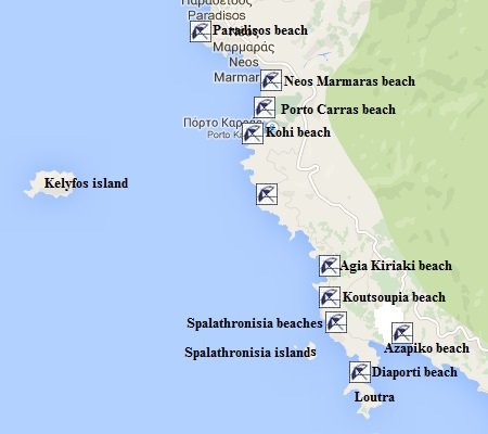 map of Neos Marmaras
