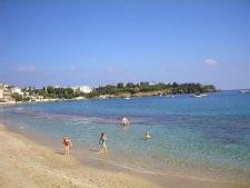 The main beach of Agia Pelagia.
