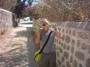 Maxim tasting the bamboo?