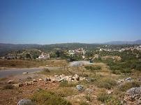 The village of Anopolis in the distance.