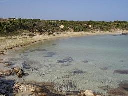 strand bij Antiparos stad