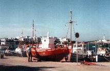 De haven van Antiparos