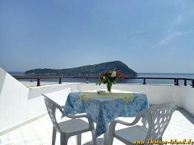 Thassos, Pension / Taverne Agorastos.