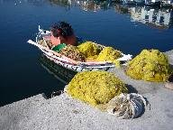 The harbour of Skala Kallonis