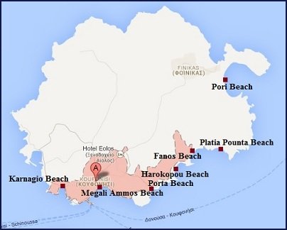 Map of Koufonissia