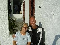 Myself and Lillian in the old Mike's PLace