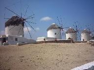 The windmills of Mykonos town