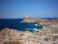 Lighthouse in the north of Paros