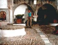 Me inside the monastery of Patmos