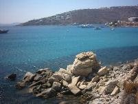 Platis Gialos Bay.