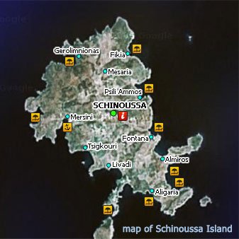 Schinoussa beaches