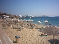 Agios Stefanos Beach in Mykonos
